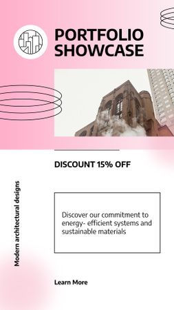 Special Discounts Available for Modern Architectural Projects Instagram Story Design Template