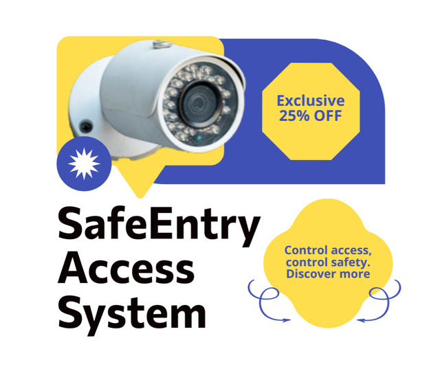 Exclusive Discounts on Security Systems Facebook Πρότυπο σχεδίασης