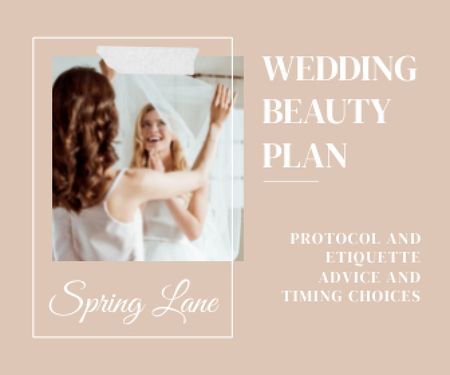 Template di design Wedding Agency Announcement Large Rectangle