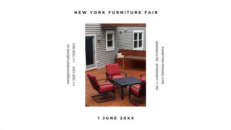 Platilla de diseño New York Furniture Fair announcement Title