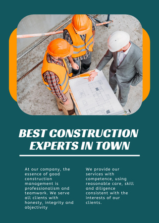 Best Construction Services Flayer Design Template
