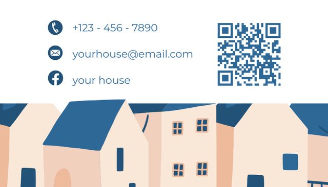 Cooling and Heating Systems Maintenance for Home and Living Business Card US tervezősablon