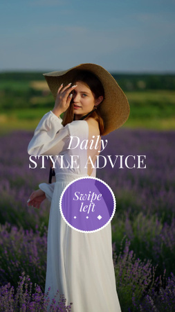 Daily Style Advice From Professional Stylist With Dress TikTok Video – шаблон для дизайну