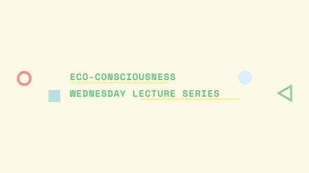 Eco-consciousness concept with simple icons FB event cover Modelo de Design