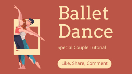 Special Ballet Tutorial for Couples Youtube Thumbnail Design Template