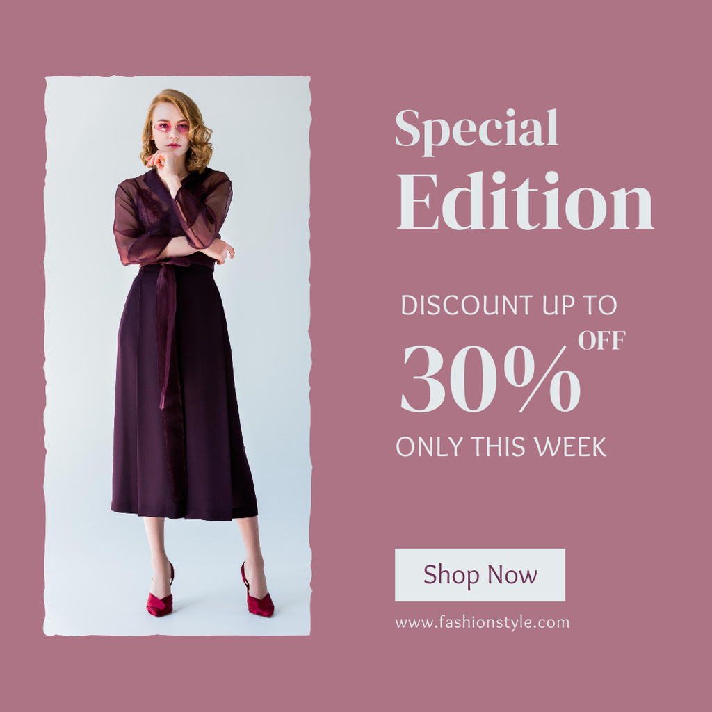 Special Offer New Collection Discounts Instagramデザインテンプレート