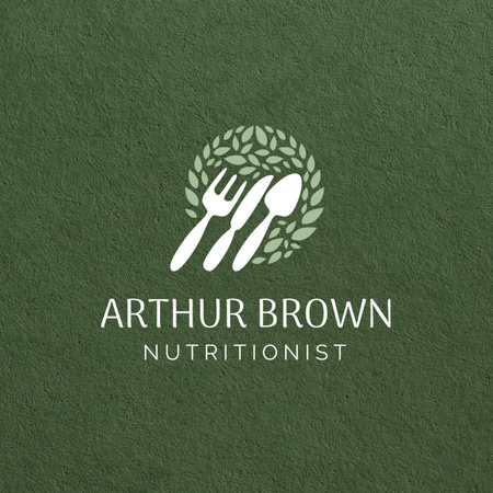 Nutrition Specialist Services Square 65x65mm Design Template
