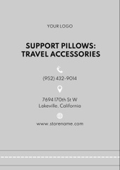 Supportive Neck Pillow Sale For Tourists