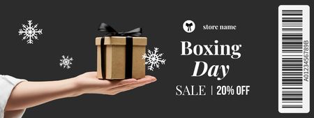 Boxing day Special Discount Offer Coupon Design Template
