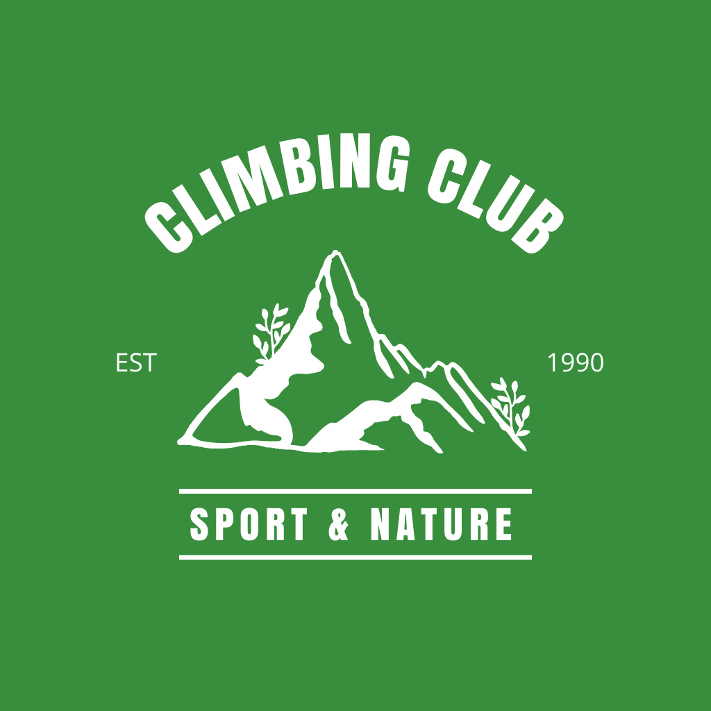Camping Ads with Image of Mountains Logo – шаблон для дизайна