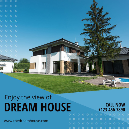 Dream House Selling Instagram AD Design Template