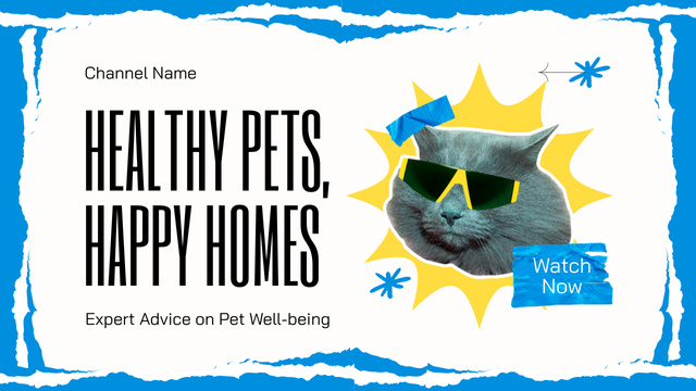 Expert Advice On Pet Wellbeing In Vlog Episode Youtube Thumbnail Design Template