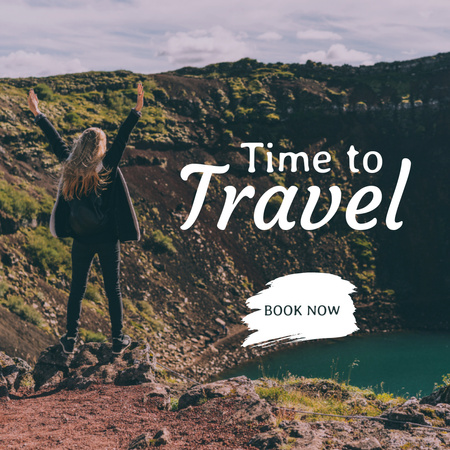 Travel Time Inspiration Instagram Design Template