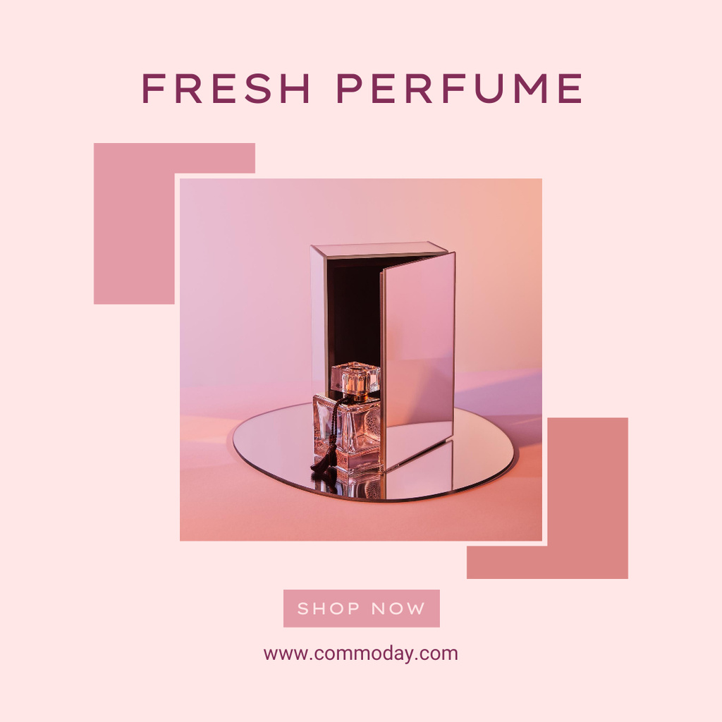 Fresh Fragrance Ad Instagramデザインテンプレート