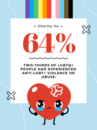 Template di design LGBT Support Motivation Poster US