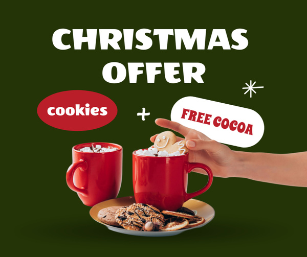 Christmas Offer of Cocoa and Cookies