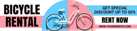 Plantilla de diseño de Descuento especial en bicicletas de alquiler Ebay Store Billboard 
