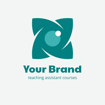 Teaching Assistant Courses Offer Animated Logo Πρότυπο σχεδίασης