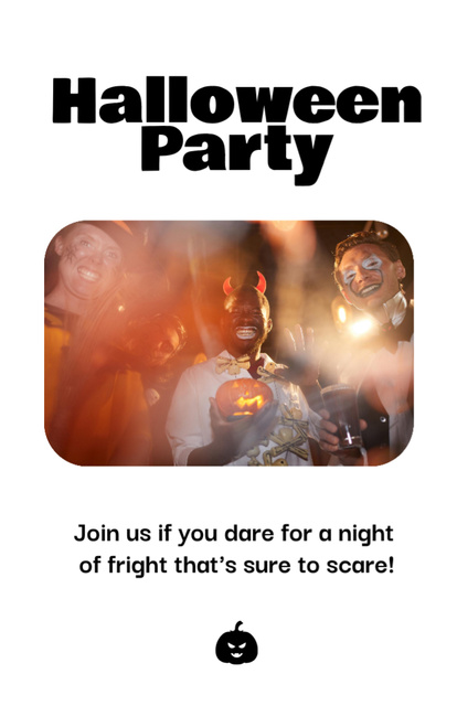 Enchanting Costumes For Halloween's Party Celebration Flyer 5.5x8.5in Design Template