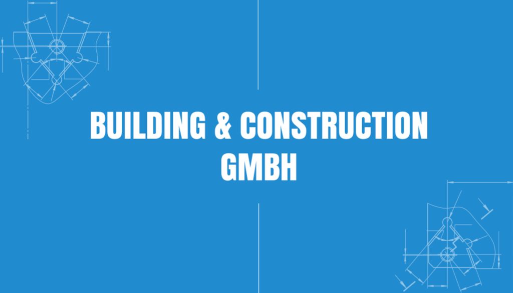 Construction Services Offer Business Card US Modelo de Design