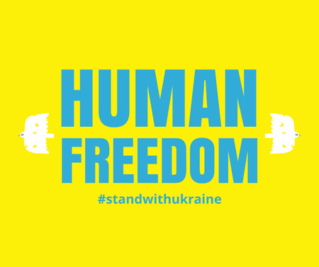 Fight for Freedom of People of Ukraine Facebook tervezősablon