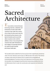 Sacred Architecture guide with Church facade