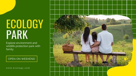 Template di design Blog Banner About Ecology Park Title