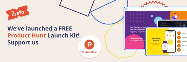Designvorlage Product Hunt Launch Kit Offer für Twitter