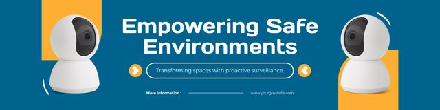 Ontwerpsjabloon van LinkedIn Cover van Solutions for Safe Environment