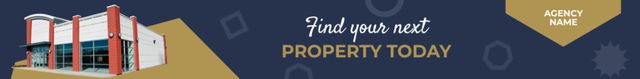 Find Your Property Today Leaderboard Design Template