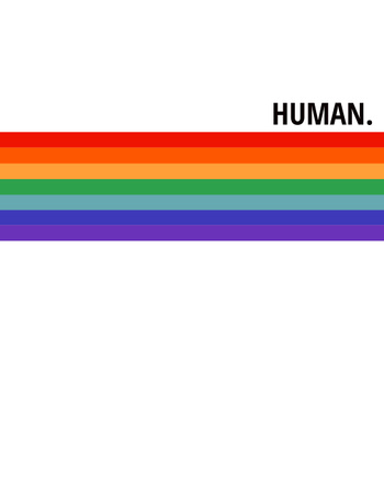 human T-Shirt – шаблон для дизайну