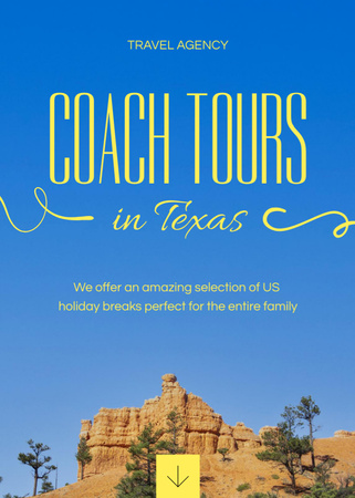 Coach Tours Offer Flayer Design Template