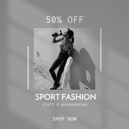 Oferta de Venda de Roupas Esportivas Femininas Instagram Modelo de Design