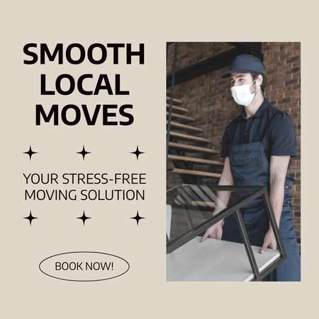 Offer of Smooth and Stress-Free Moving Services Instagram Design Template