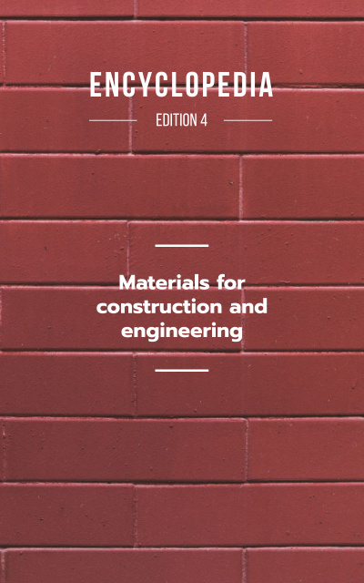 Encyclopedia of Engineering and Construction Book Cover Design Template