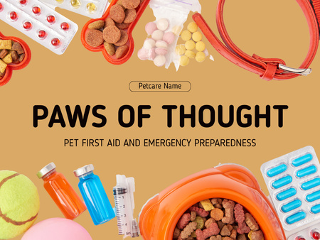 Lemmikkieläinten hätäapu Presentation Design Template
