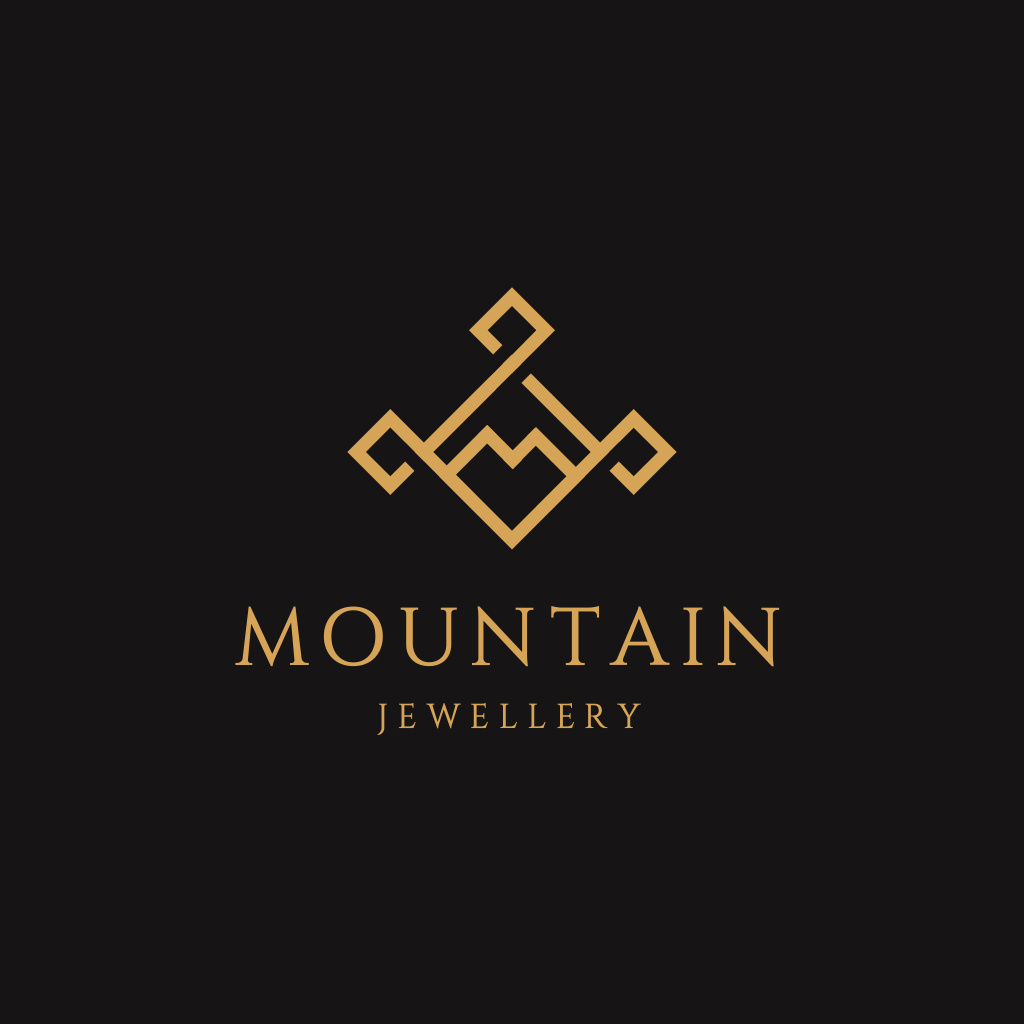 Image of Jewellery Emblem Logo Design Template