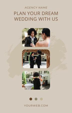 Modèle de visuel Proposition d'agence de planification de mariage - IGTV Cover