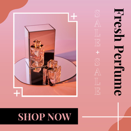 Plantilla de diseño de Perfumes Sale Offer Instagram 