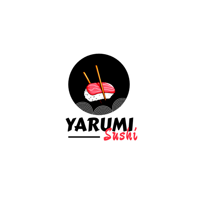 Emblem of Asian Restaurant Logo Tasarım Şablonu