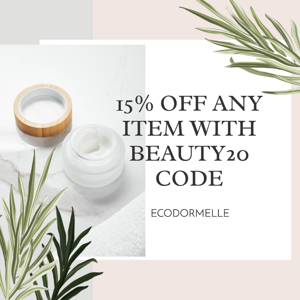 Cosmetic Items Discount Offer Instagram AD – шаблон для дизайна