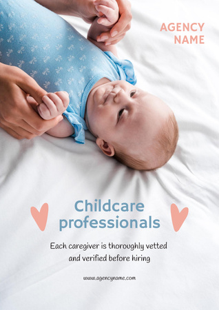 Professional Childcare Services Poster tervezősablon