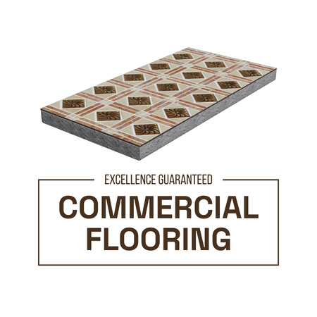 Commercial Flooring Service With Guarantee Promotion Animated Logo Design Template