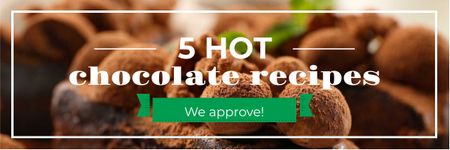 Hot chocolate Recipes Email header Design Template