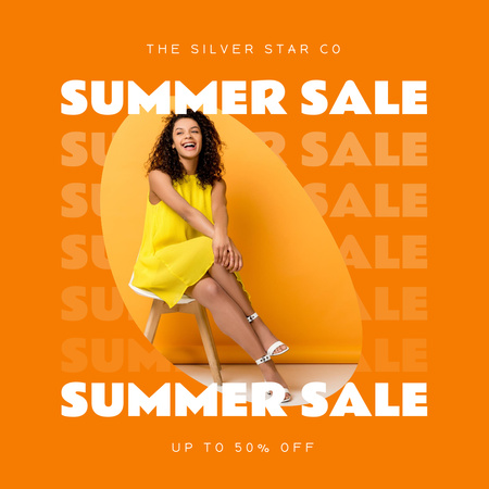 Summer Sale Animated Postデザインテンプレート