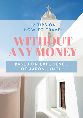Travelling without money ad Poster Design Template