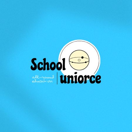 Education in School Offer Logo Πρότυπο σχεδίασης