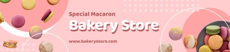 Ontwerpsjabloon van Ebay Store Billboard van Bakkerij Speciale Macaron