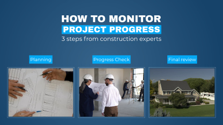 Ontwerpsjabloon van Full HD video van Professioneel advies over architecturale projectmonitoring