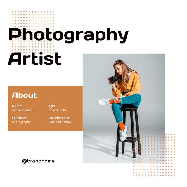 Professional Photography Services Instagram Šablona návrhu